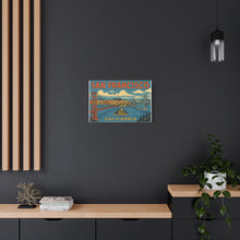 Load image into Gallery viewer, San Francisco Wall Art - Vintage Poster Canvas Print

