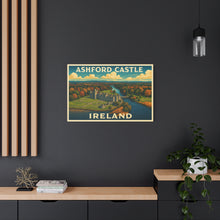 Load image into Gallery viewer, Ashford Castle, Ireland  - Vintage Poster Canvas Print
