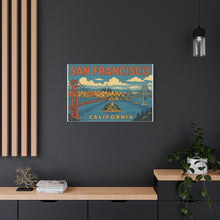 Load image into Gallery viewer, San Francisco Wall Art - Vintage Poster Canvas Print
