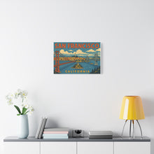 Load image into Gallery viewer, San Francisco Wall Art - Vintage Poster Canvas Print
