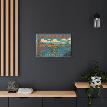 Load image into Gallery viewer, San Francisco Wall Art - Vintage Poster Canvas Print
