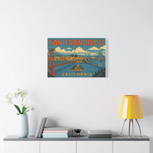 Load image into Gallery viewer, San Francisco Wall Art - Vintage Poster Canvas Print

