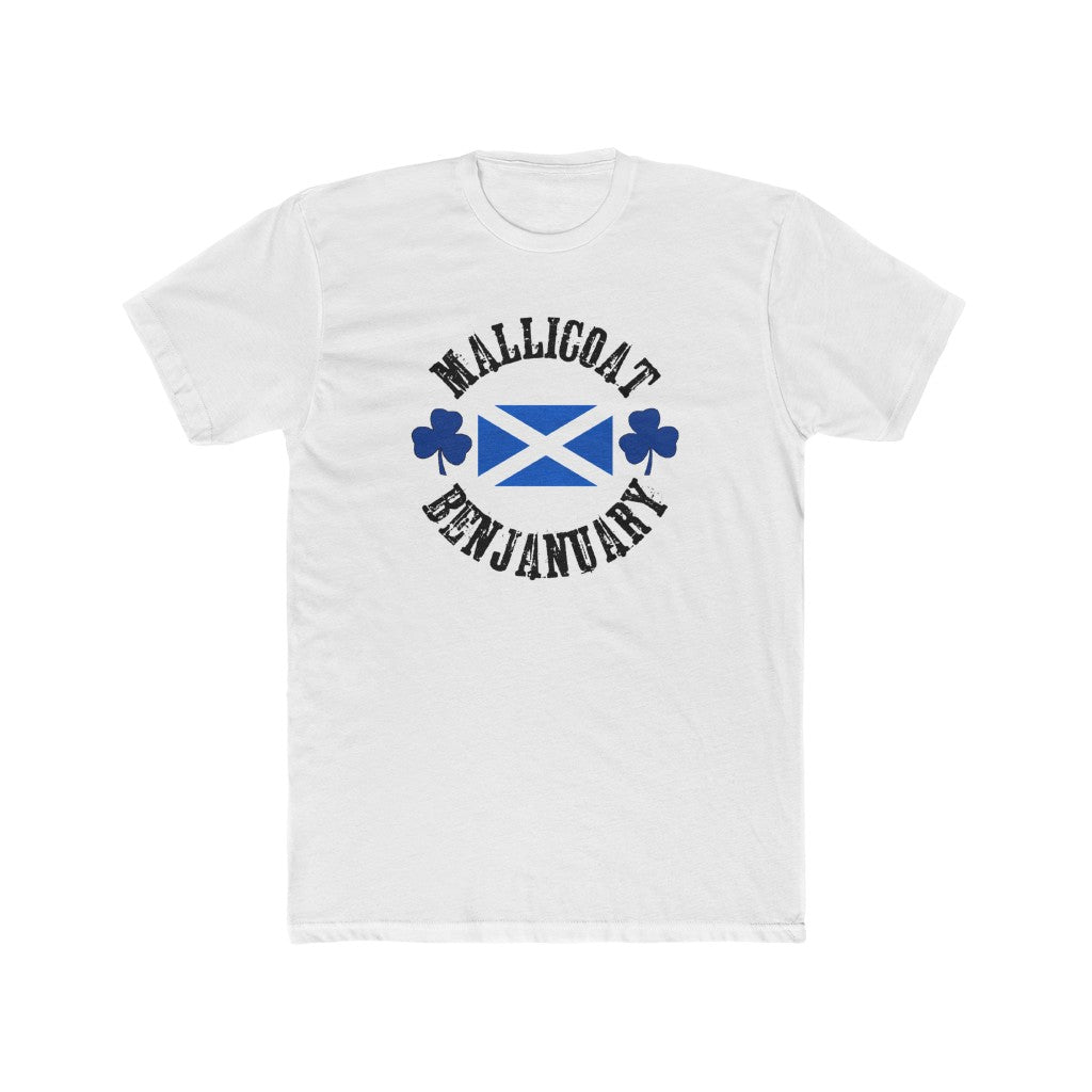 Logo -  Scottish Flag with Blue Clovers