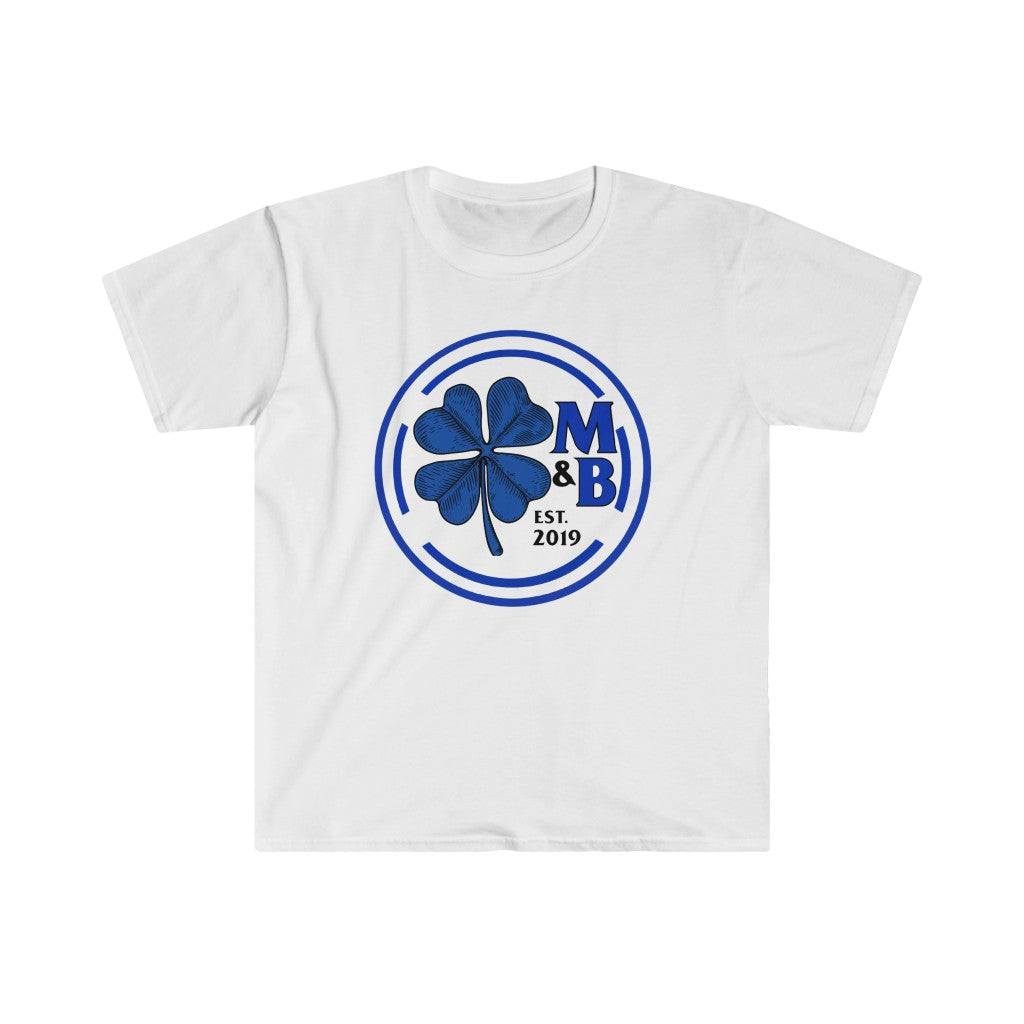Mallicoat & Benjanuary Logo - Blue Shamrock M&B