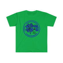 Load image into Gallery viewer, Mallicoat &amp; Benjanuary Logo - Blue Shamrock M&amp;B
