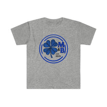 Load image into Gallery viewer, Mallicoat &amp; Benjanuary Logo - Blue Shamrock M&amp;B
